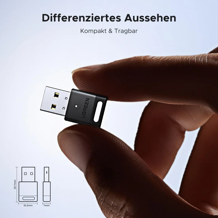 Ugreen Bluetooth 5.4 Adapter, USB-A 2.0 [Stecker]