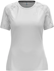 Odlo Essentials Print Laufshirt kurzarm weiß (Damen)