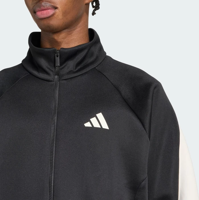 adidas Stadium Trainingsjacke black/off white (Herren)