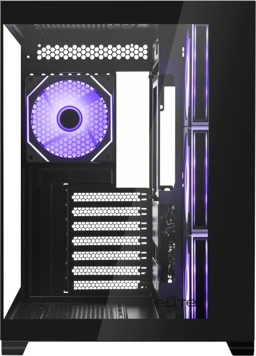Cooler Master Elite 681 Black, schwarz, Glasfenster