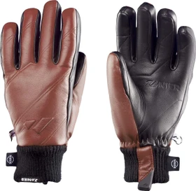 Zanier Vogue Skihandschuhe schwarz/braun (Damen)