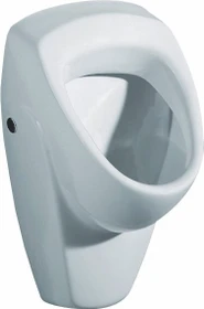 Geberit Renova Urinal Zulauf von hinten, Abgang nach hinten, Zielmarkierung Kerze, weiß