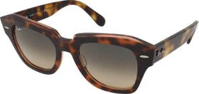 Ray-Ban RB2186 State Street 52mm pink tortoise-tortoise/brown-blue gradient
