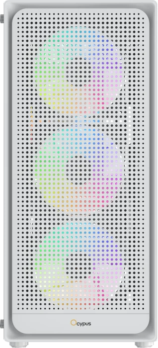 Ocypus Gamma C50 ARGB, weiß, Glasfenster