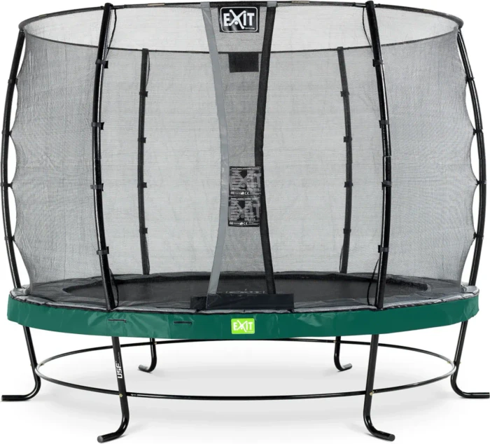 Exit Toys Elegant mit Economy Sicherheitsnetz 305cm Trampolin grün