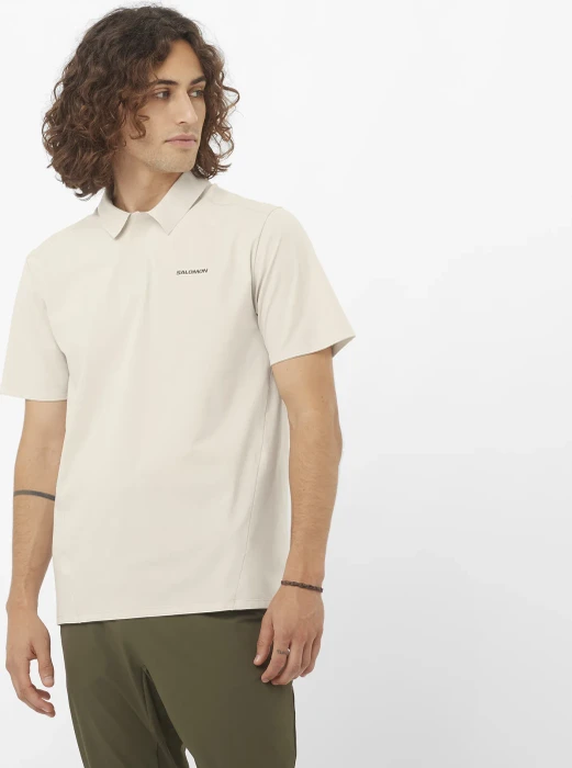 Salomon Trackline Poloshirt kurzarm rainy day (Herren)