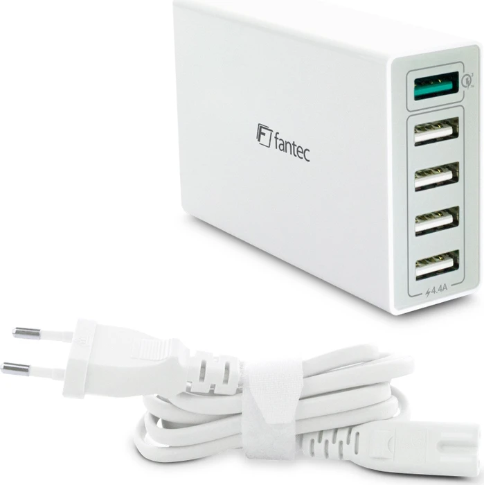 Fantec QC3-A51 Quick Charge 5-Port USB Schnellladegerät