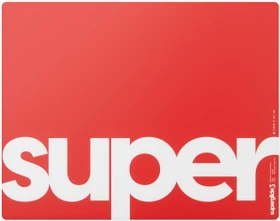 Pulsar Gaming Gears Superglide Glass Mousepad V3 Type-S Size M, 330x260mm, rot