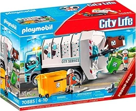 playmobil City Life Müllfahrzeug mit Blinklicht