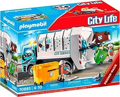 playmobil City Life Müllfahrzeug mit Blinklicht