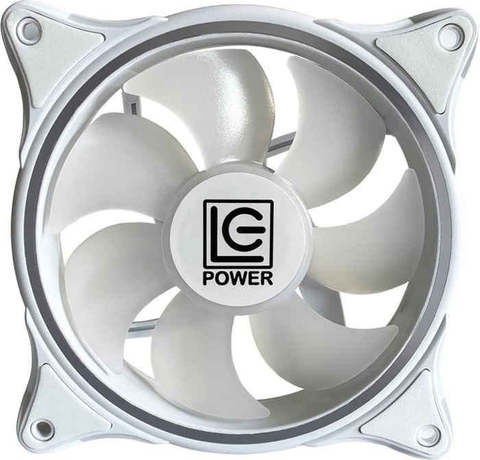 LC-Power Case Fan 120mm ARGB, weiß, 120mm