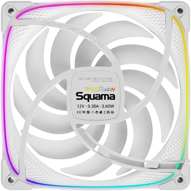 Geometric Future Squama 2503R-14W, reverse, weiß, 140mm
