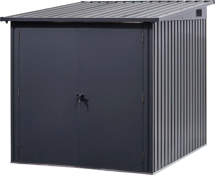 Floraworld Fahrradgarage Gartenbox anthrazit