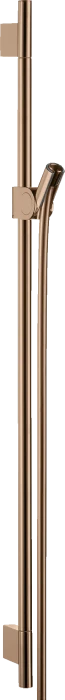 Hansgrohe Axor Uno Brausestange 90cm mit Brauseschlauch 160cm polished red gold