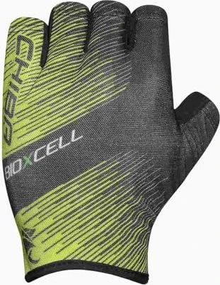 Chiba BioXCell Tan Through Fahrradhandschuhe neon yellow/black