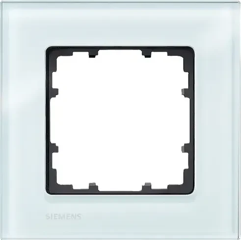 Siemens DELTA miro Glas Rahmen 1-Fach, kristallgrün