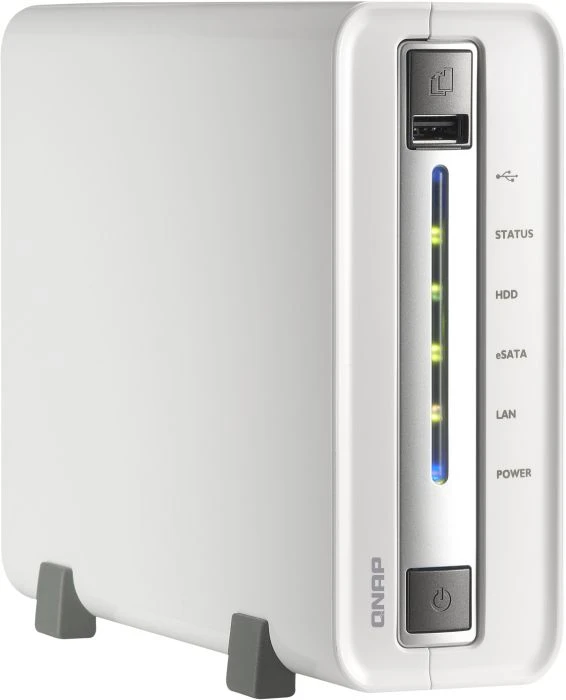 QNAP Turbo Station TS-112P, 512MB RAM, 1x RJ-45 1000Base-T, 2x USB-A 3.0