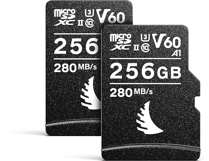 Angelbird AV PRO microSD V60 R280/W160 256GB Kit, UHS-II U3, A1, Class 10, 2er-Pack
