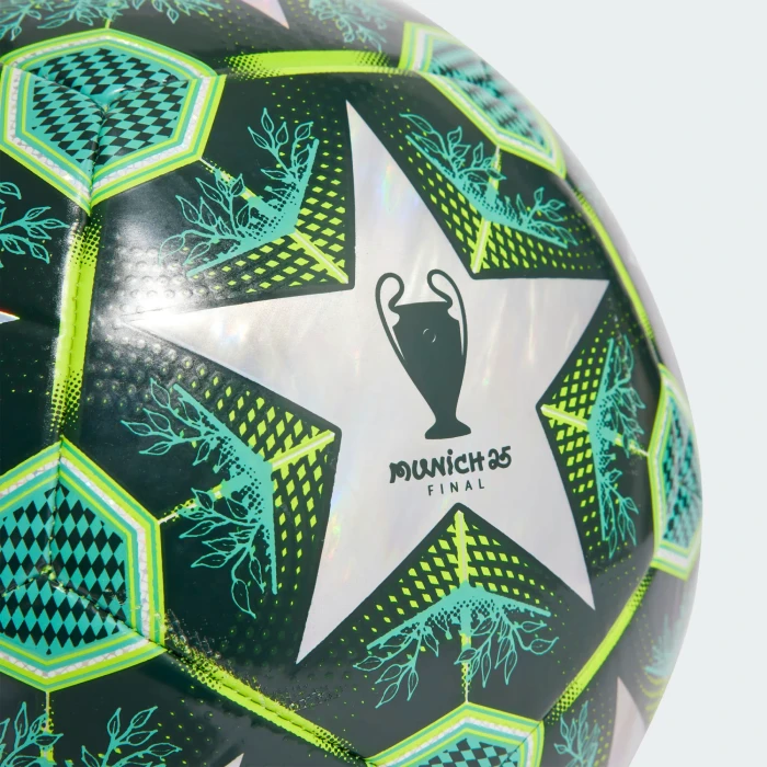 adidas UCL 2024/2025 Knockout Stages Foil Trainings Fußball multicolor/shadow green/solar slime