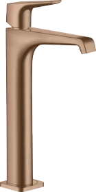 Hansgrohe Axor Citterio E 250 mit Hebelgriff für Aufsatzwaschtische mit Ablaufgarnitur brushed red gold