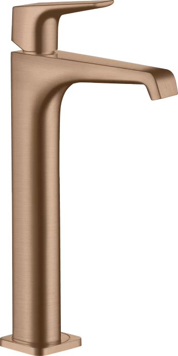 Hansgrohe Axor Citterio E 250 mit Hebelgriff für Aufsatzwaschtische mit Ablaufgarnitur brushed red gold