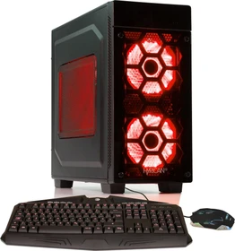 Hyrican Striker Anniversary 5993, Red, Core i7-8086K, 16GB RAM, 544GB SSD, 2TB HDD, GeForce GTX 1080 Ti
