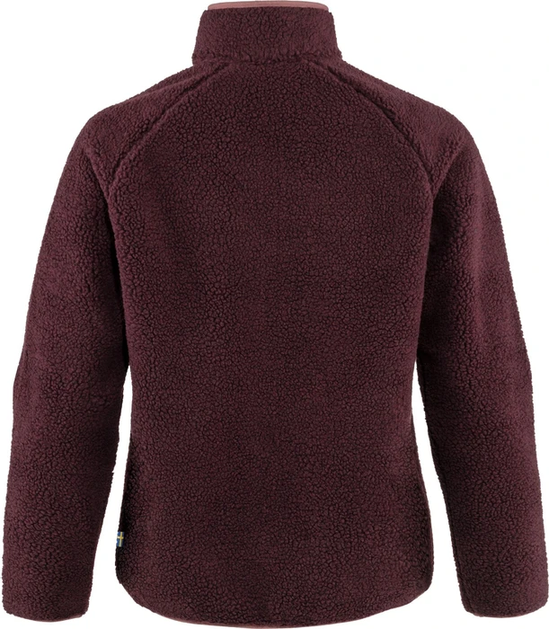 Fjällräven Vardag Pile Fleece Jacke dark garnet (Damen)