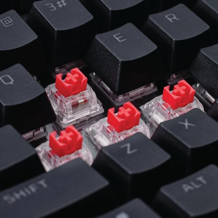 HP HyperX Alloy Rise, PBT, LEDs RGB, hot-swap, HyperX Linear, USB, US