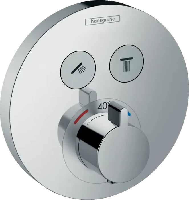 Hansgrohe ShowerSelect S Thermostat Unterputz für 2 Verbraucher chrom