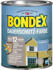 Bondex Dauerschutz-Farbe taubenblau, 750ml