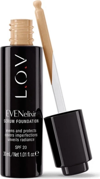 L.O.V EVENelixir Serum Foundation No 040 Honey-Moon, 30ml