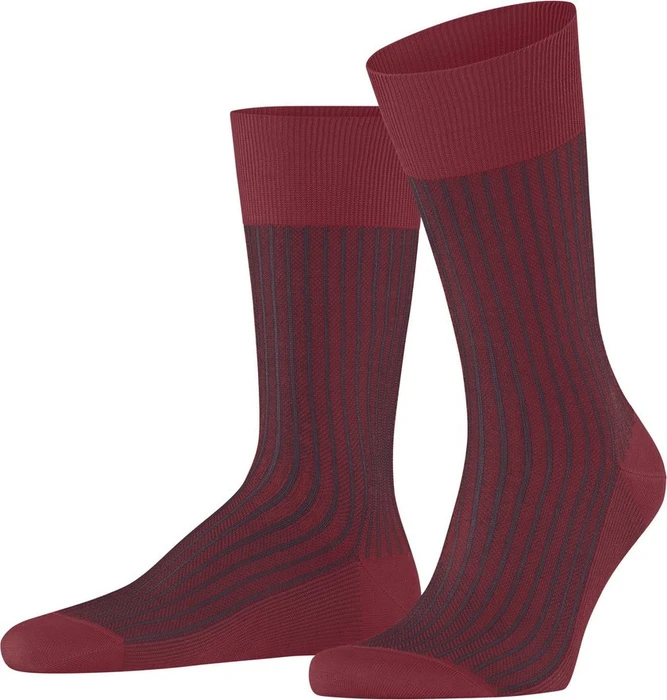 Falke Oxford Stripe Socken ruby (Herren)
