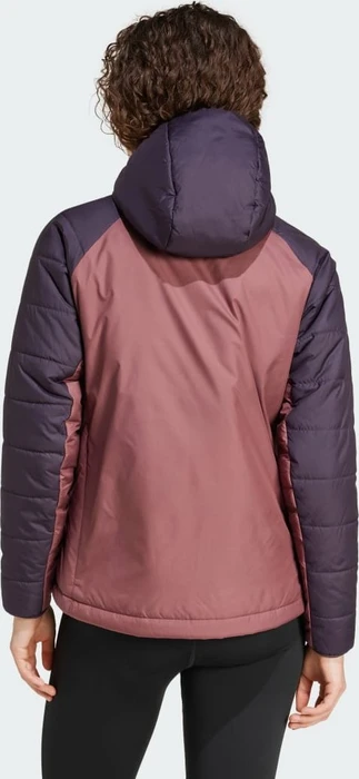 adidas Terrex Multi Synthetic Hooded Isolation Jacke aurora black/burgundy (Damen)