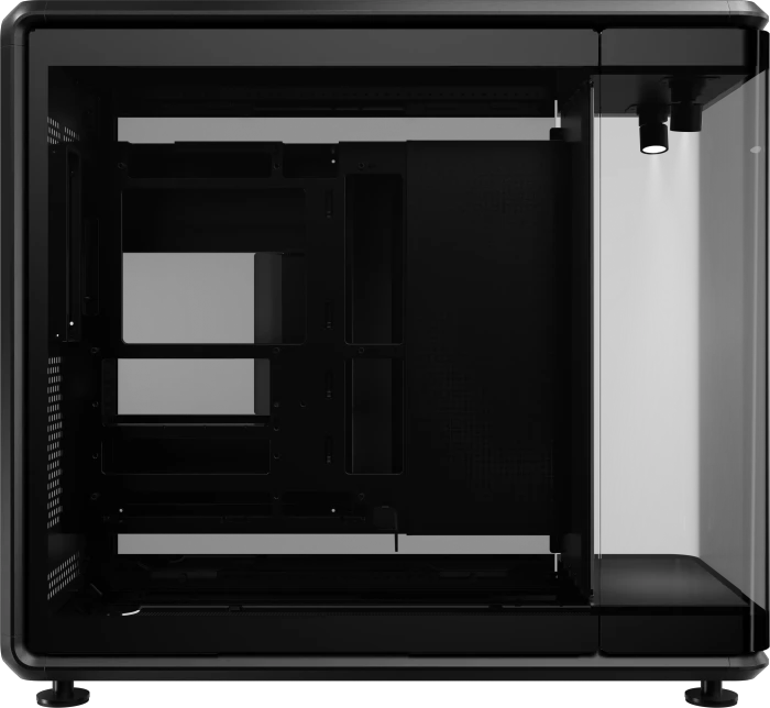 Cooler Master MasterFrame 360 Panorama, schwarz, Glasfenster
