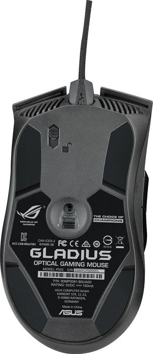 ASUS ROG Gladius, USB