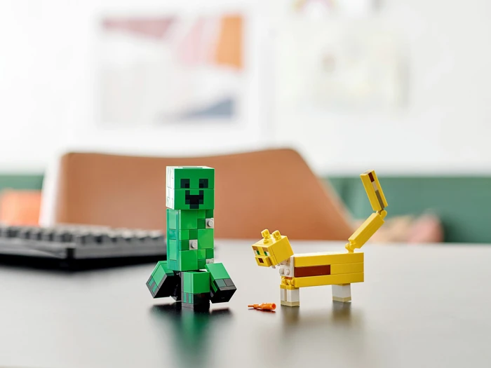 LEGO Minecraft - BigFig Creeper und Ozelot