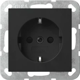 Gira SCHUKO-Steckdose 16A 250V, schwarz