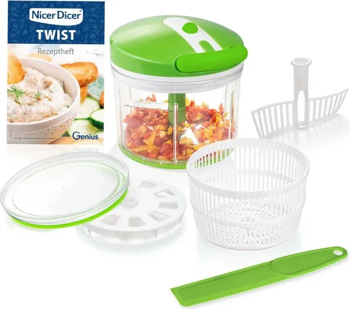 Genius Nicer Dicer Twist Multischneider, 9-tlg