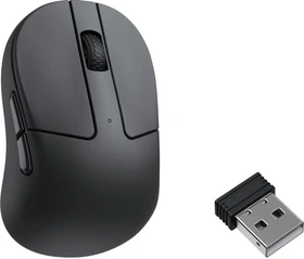 Keychron M4 Wireless Mouse schwarz, USB/Bluetooth (M4-A1)