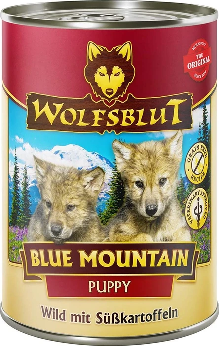 Wolfsblut Blue Mountain Puppy, 4.74kg (12x 395g)
