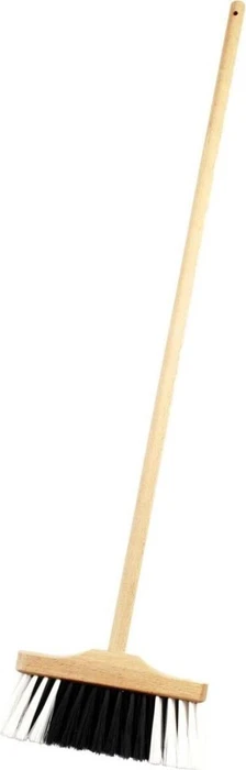 Theo Klein Besen, Holz, schwarz/weiß, groß