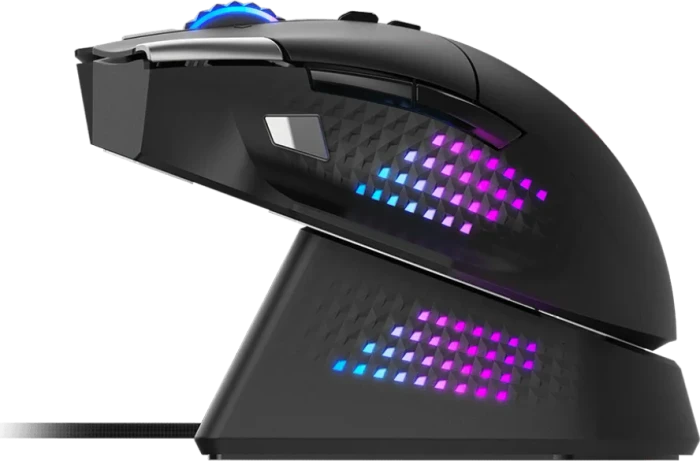 MSI Versa Pro Wireless + Mouse Dock Pro, schwarz, USB/Bluetooth