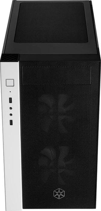 SilverStone Redline Series RL08, weiß/schwarz, Glasfenster