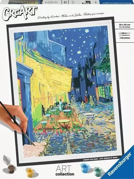 Ravensburger Malen nach Zahlen CreArt Café Terrace at Night