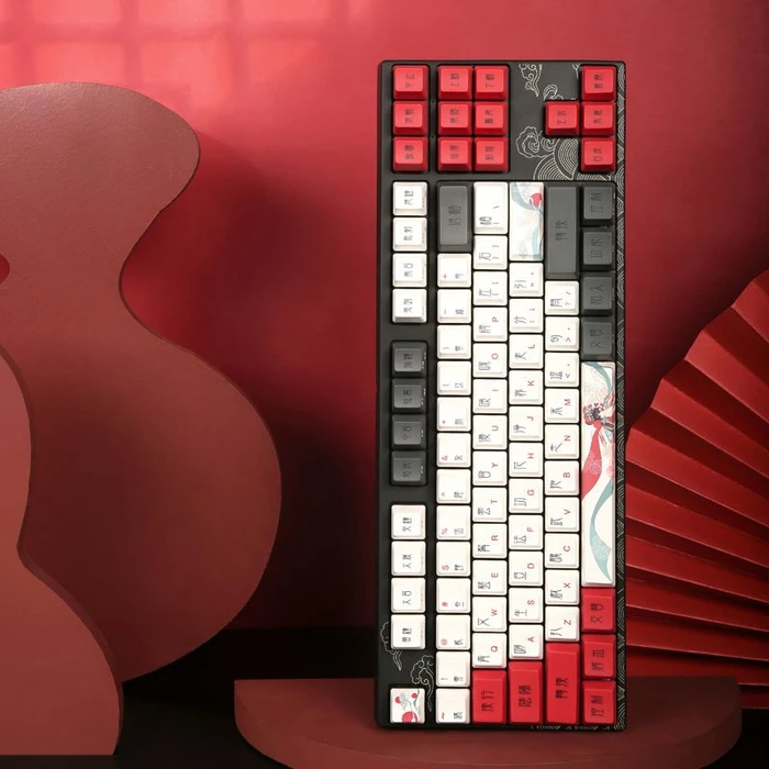 Varmilo VEA87, Beijing Opera, TKL, LEDs weiß, MX SILENT RED, USB, US