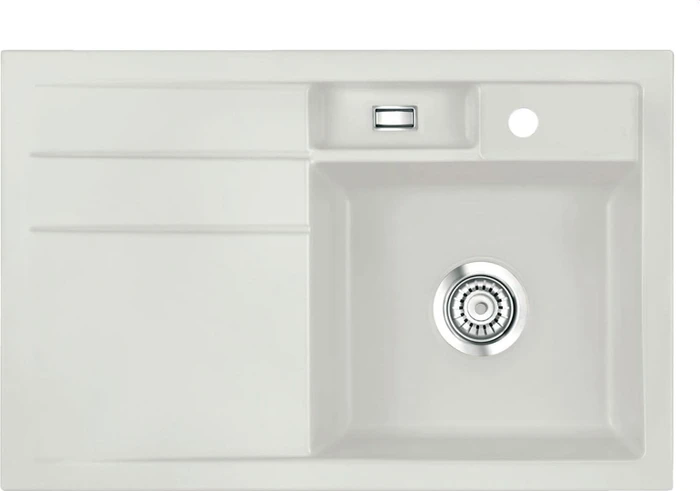 systemceram Bela 78 Einbau Becken rechts alu