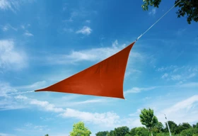 Doppler Alu Pro Sonnensegel dreieckig 360cm terracotta
