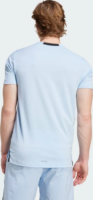 adidas Designed For Training Workout Funktionsshirt kurzarm glow blue (Herren)