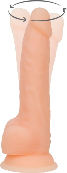 Naked Addiction Rotating & Vibrating Dong 20cm hautfarbe/hell