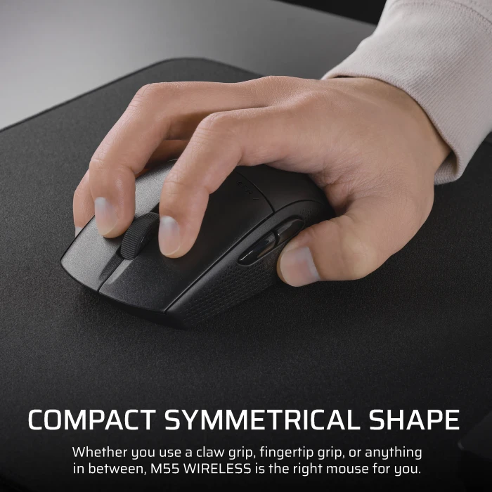 Corsair M55 Wireless Gaming Mouse, schwarz, USB/Bluetooth